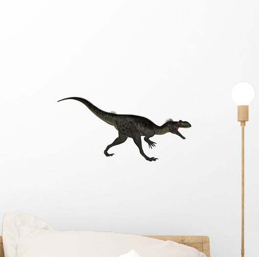 Megalosaurus Dinosaur Roaring White Wall Decal Design 2