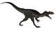 Megalosaurus Dinosaur Roaring White Wall Decal Design 2