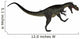 Megalosaurus Dinosaur Roaring White Wall Decal Design 1