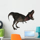 Tarbosaurus Dinosaur Roaring White Wall Decal Design 3