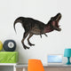 Tarbosaurus Dinosaur Roaring White Wall Decal Design 3