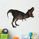Tarbosaurus Dinosaur Roaring White Wall Decal Design 3