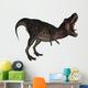 Tarbosaurus Dinosaur Roaring White Wall Decal Design 3