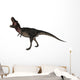 Tarbosaurus Dinosaur Roaring White Wall Decal Design 2