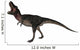 Tarbosaurus Dinosaur Roaring White Wall Decal Design 2