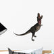 Tarbosaurus Dinosaur Roaring White Wall Decal Design 1