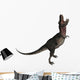 Tarbosaurus Dinosaur Roaring White Wall Decal Design 1