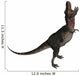 Tarbosaurus Dinosaur Roaring White Wall Decal Design 1