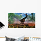 Brachiosaurus Dinosaur amongst Araucaria Wall Decal