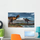 Battle between Tyrannosaurus Rex Wall Decal