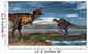 Battle between Tyrannosaurus Rex Wall Decal
