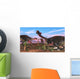 Tyrannosaurus Rex Attacking Gigantoraptors Wall Decal