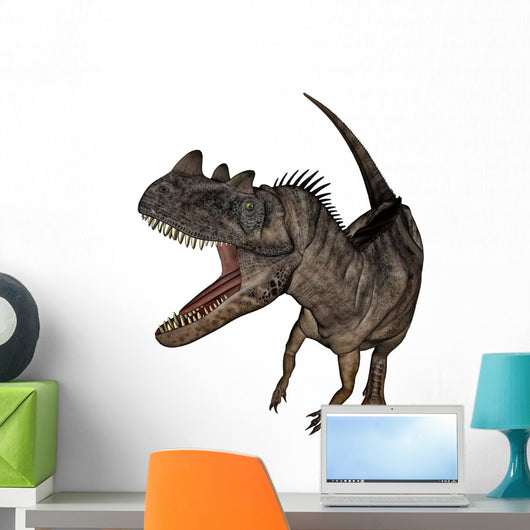 Ceratosaurus Dinosaur Roaring Wall Decal Design 2