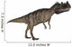 Ceratosaurus Dinosaur Wall Decal Design 1