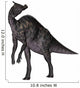 Saurolophus Dinosaur Wall Decal Design 1