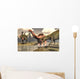 Two Allosaurus Dinosaurs Attacking Wall Decal
