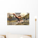 Two Allosaurus Dinosaurs Attacking Wall Decal