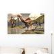 Two Allosaurus Dinosaurs Attacking Wall Decal
