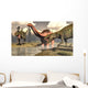 Two Allosaurus Dinosaurs Attacking Wall Decal