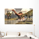 Two Allosaurus Dinosaurs Attacking Wall Decal