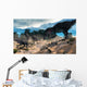 Tarbosaurus Surprising Herd Saurolophus Wall Decal