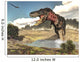 Tarbosaurus Running through Steam Wall Decal