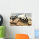 Tarbosaurus Attacked Group Velociraptor Wall Decal