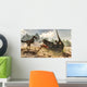 Tarbosaurus Attacked Group Velociraptor Wall Decal