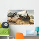 Tarbosaurus Attacked Group Velociraptor Wall Decal