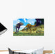 Tyrannosaurus Rex Surprising Herd Wall Decal