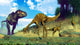 Tyrannosaurus Rex Surprising Herd Wall Decal