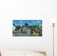 Two Caudipteryx Dinosaurs Drinking Wall Decal