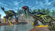 Two Caudipteryx Dinosaurs Drinking Wall Decal