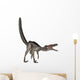 Velociraptor Dinosaur Roaring White Wall Decal Design 2