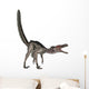 Velociraptor Dinosaur Roaring White Wall Decal Design 2