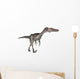 Velociraptor Dinosaur White Wall Decal