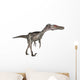 Velociraptor Dinosaur White Wall Decal