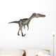 Velociraptor Dinosaur White Wall Decal