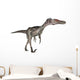 Velociraptor Dinosaur White Wall Decal