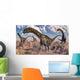 Argentinosaurus Dinosaurs Walking Rocky Wall Decal