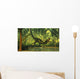 Dilong Dinosaur Running through Wall Decal