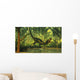Dilong Dinosaur Running through Wall Decal
