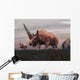 Elasmotherium Dinosaurs Grazing Steppe Wall Decal
