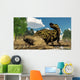Shantungosaurus Dinosaur Defending Itself Wall Decal