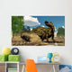 Shantungosaurus Dinosaur Defending Itself Wall Decal
