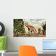 Triceratops Grazing Magnolia Tree Wall Decal
