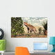 Triceratops Grazing Magnolia Tree Wall Decal