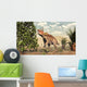 Triceratops Grazing Magnolia Tree Wall Decal
