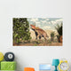 Triceratops Grazing Magnolia Tree Wall Decal