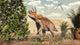 Triceratops Grazing Magnolia Tree Wall Decal